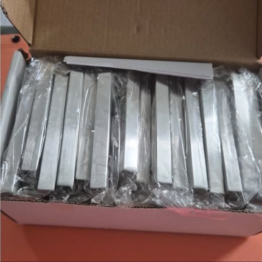 NEW IN BOX 30 3.4 Square Cabinet pull 3” Center to Center Satin Nickel - Picture 6 of 16
